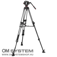 Manfrotto 504x fluid videó fej 645 fast alu ikerlábas állvánnyal (MVK504XTWINFA)
