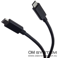 Adatkábel 3.2 (5 GBIT/S) USB TYPE-C/USB TYPE-C, 0,75M (200648)