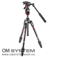 Manfrotto Befree Live Carbon fibre Tripod twist, videó fejjel (MVKBFRTC-LIVE)