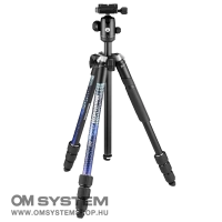 Manfrotto Element MII állvány Alu 4 szekció, gömbfej, kék (MKELMII4BL-BH)