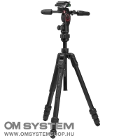 Manfrotto Befree GT alu állvány tekerős zár +3D live fotó/videó fej (MKBFRTA4GTFB-3W)