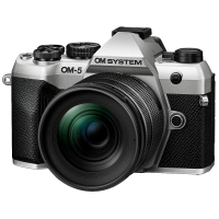 OM System OM-5 Mark II 1245 KIT ezüst/fekete