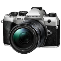 OM System OM-5 Mark II 1415 KIT ezüst/fekete