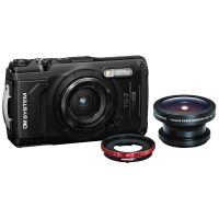 OM System TG-7 halszem KIT fekete