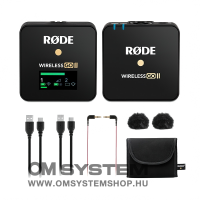 Wireless GO II ultra kompakt két csatornás digitális vezeték nélküli mikrofon rendszer, fekete (WIGO