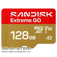SanDisk Extreme GO microSDXC 128GB memóriakártya [240/120MB/s] (226991)