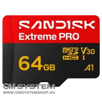 SanDisk Extreme PRO microSDXC  64GB memóriakártya [200/90MB/s] (226956)