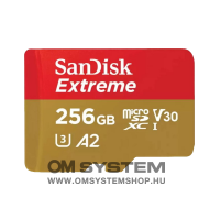 Sandisk microSDXC 256 GB Mobile Extreme memk. + adap., (olv.i seb.:190MB/s, & ír. seb.:130 MB/s), UHS-I, V30