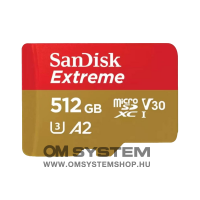 Sandisk microSDXC 512 GB Mobile Extreme memk. + adap., (olv.i seb.:190MB/s, & ír. seb.:130 MB/s), UHS-I, V30