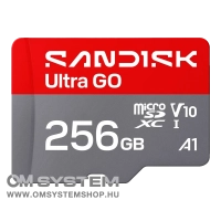 SanDisk Ultra GO microSDXC 256GB memóriakártya [190MB/s] (226980)