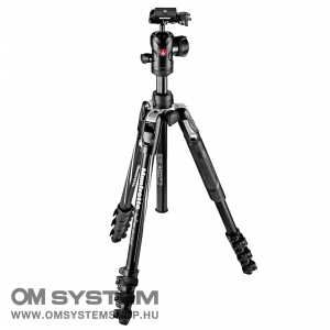 Manfrotto Befree Advanced Alumínium Travel Tripod lever, gömbfej, fekete (MKBFRLA4BK-BH)