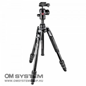Manfrotto Befree Advanced Alumínium Travel Tripod twist + gömbfej, fekete (MKBFRTA4BK-BH)