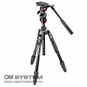 Manfrotto Befree live Aluminium tripod twist + video fej (MVKBFRT-LIVE)