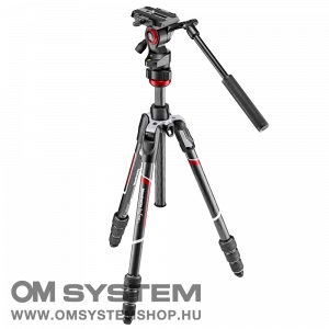 Manfrotto Befree Live Carbon fibre Tripod twist, videó fejjel (MVKBFRTC-LIVE)