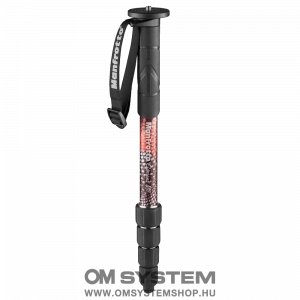 Manfrotto Element MII Monopod Alu 5 szekciós, piros (MMELMIIA5RD)