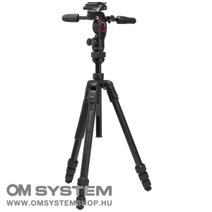 Manfrotto Befree GT alu állvány tekerős zár +3D live fotó/videó fej (MKBFRTA4GTFB-3W)