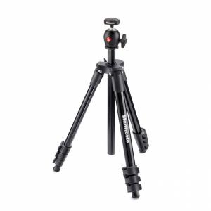 Manfrotto Compact Light alu állványszett gömbfejjel, fekete (MKCOMPACTLT-BK)