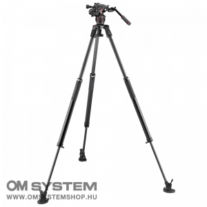 Manfrotto Nitrotech 612 fej + 635 Fast karbon állvány, szimpla láb (MVK612SNGFC)