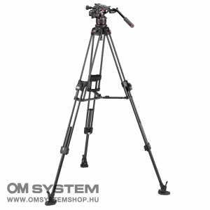 Manfrotto Nitrotech 612 fej + 645 Fast karbon állvány, k.terp ikerláb (MVK612TWINFC)