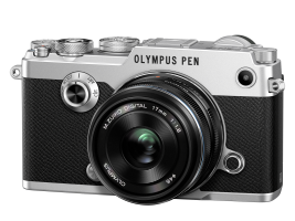 Olympus PEN-F 1718 KIT ezüst/fekete