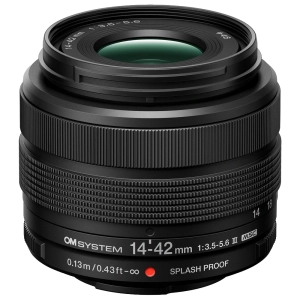 OM System M.Zuiko Digital 14-42mm F3.5-5.6 III fekete