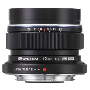 OM System M.Zuiko Digital ED  12mm F1:2.0 fekete