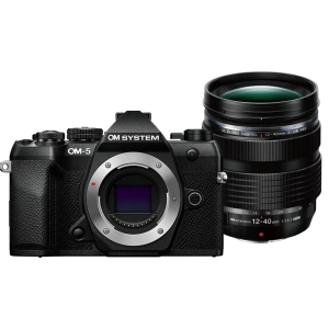 OM System OM-5 Mark II 1240 KIT fekete/fekete