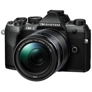 OM System OM-5 Mark II 1415 KIT ezüst/fekete