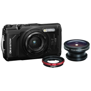 OM System TG-7 halszem KIT fekete