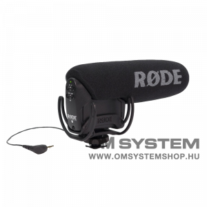 Rode Videomic Pro Plus professzionális mono videomikrofon Rycote Lyre felfüggesztéssel, saját akkumulátor