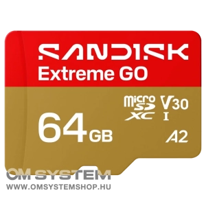 SanDisk Extreme GO microSDXC  64GB memóriakártya [170/80MB/s] (226990)