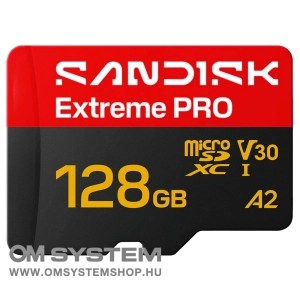 SanDisk Extreme PRO microSDXC 128GB memóriakártya [250/120MB/s] (226957)