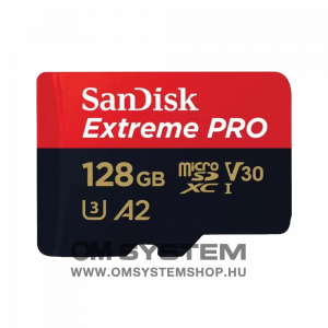 Sandisk microSDXC 128 GB Mobile Extreme PRO + adapter, (olv.200MB/s , ír.: 90MB/s) UHS-I, V30, (214504)