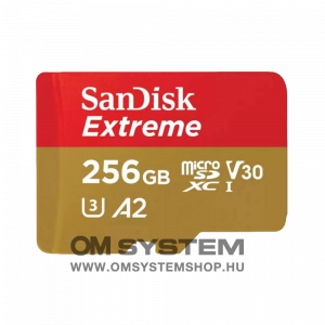 Sandisk microSDXC 256 GB Mobile Extreme memk. + adap., (olv.i seb.:190MB/s, & ír. seb.:130 MB/s), UHS-I, V30