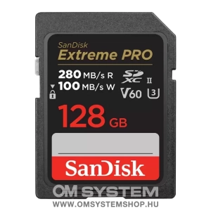 SanDisk Extreme PRO SDXC 128GB memóriakártya [300MB/s] (121506)