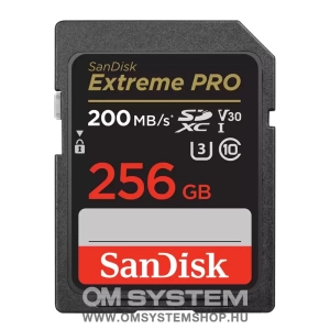 SanDisk Extreme PRO SDXC 256GB memóriakártya [200/140MB/s] (121597)