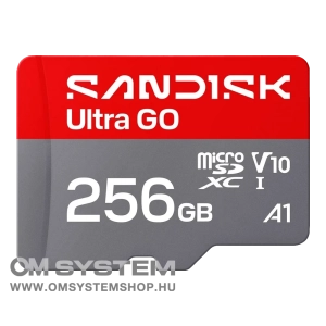 SanDisk Ultra GO microSDXC 256GB memóriakártya [190MB/s] (226980)
