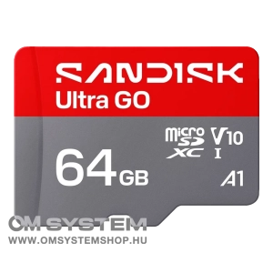 SanDisk Ultra GO microSDXC  64GB memóriakártya [140MB/s] (226978)