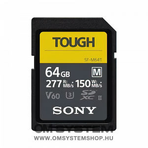 Sony SDXC 64GB UHS-II U3 Tough memóriakártya (SFM64T)