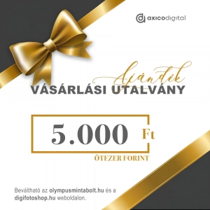 Axico-Digital Vásárlási utalvány 5.000.-Ft értékben