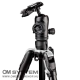 Manfrotto Befree Advanced Alumínium Travel Tripod twist + gömbfej, fekete (MKBFRTA4BK-BH)