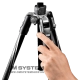 Manfrotto Befree Advanced Alumínium Travel Tripod twist + gömbfej, fekete (MKBFRTA4BK-BH)