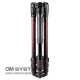 Manfrotto Befree Advanced Alumínium Travel Tripod twist+gömbfej, piros (MKBFRTA4RD-BH)