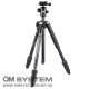 Manfrotto Element MII állvány Alu 4 szekció, gömbfej, fekete (MKELMII4BK-BH)