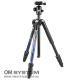 Manfrotto Element MII állvány Alu 4 szekció, gömbfej, kék (MKELMII4BL-BH)