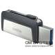 SanDisk Ultra Dual 128GB memória USB 3.1/USB TYPE-C, Android APP [150MB/s] (173339)