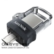 SanDisk Ultra Dual Drive 128GB m3.0 (szürke/ezüst)  [150MB/s] (173386)