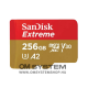 Sandisk microSDXC 256 GB Mobile Extreme memk. + adap., (olv.i seb.:190MB/s, & ír. seb.:130 MB/s), UHS-I, V30