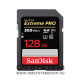 Sandisk SDXC 128 GB Extreme Pro memk. (300 MB/s olvasás) UHS-II, U3, V90 (121506)