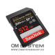 Sandisk SDXC 512 GB Extreme PRO (200MB/s olv. / 140MB/s ír. Seb.) UHS-I, Class 10, U3 (121598)